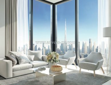 Апартаменты в комплексе с видом на Downtown в Дубай